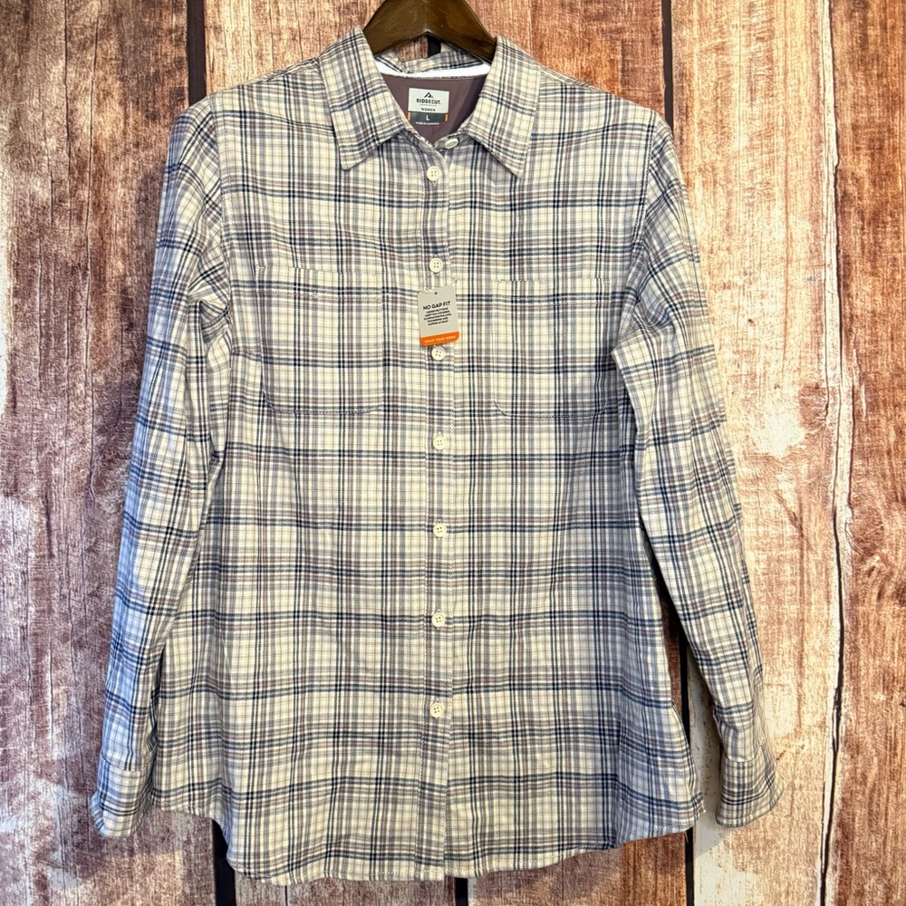 Ridgecut plaid tough wear Button-Down Shirt